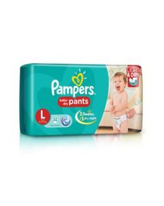 PAMPERS ALL-ROUND PROTECTION ANTI-RASH BLANKIT LARGE 42PANTS
