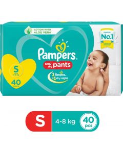 PAMPERS BABY DRY PANTS SMALL 40DIAPERS