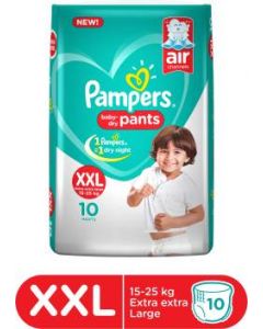 PAMPERS BABY DRY PANTS XXL 10PANTS