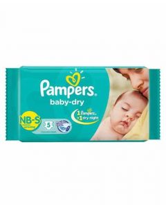 PAMPERS BABY DRY SMALL 5DIAPERS