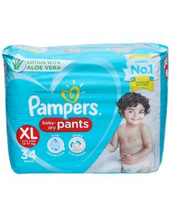 PAMPERS ALL-ROUND PROTECTION ANTI-RASH BLANKET XL 34PANTS