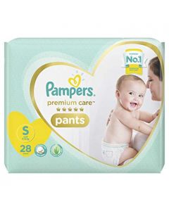 PAMPERS PREMIUM CARE PANTS SMALL 28PANTS