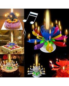 PARTY CANDLES MUSICAL CANDLE CAKE TOPPER