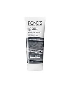 PONDS PURE WHITE FACIAL FOAM MINERAL CLAY ANTI-POLLUTION+PURITY 40GM