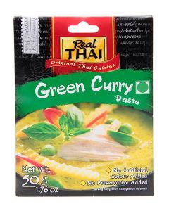 REAL THAI GREEN CURRY PASTE 50GM