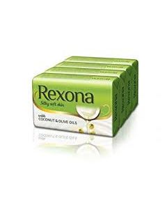 REXONA SOAP COCONUT & OLIVE OILS 4X100GM