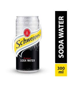 SCHWEPPES SODA WATER CAN 300ML