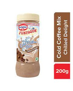 FUN FOODS MILK SHAKE COLD COFFEE MIX CHILLED DELIGHT 200GM