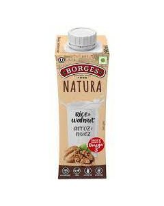 BORGES NATURAL RICE WALNUT MILK SOURCE OF OMEGA3 250ML