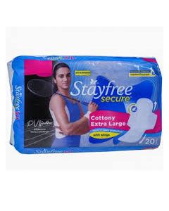STAYFREE SECURE COTTONY EXTRA LARGE 18PADS