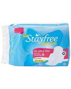 STAYFREE SECURE XL ULTRA THIN 6PADS