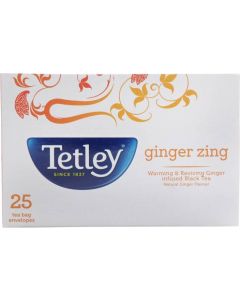 TETLEY GINGER ZING TEA 12BAGS