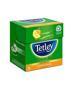 TETLEY GREEN TEA LEMON & HONEY 10BAGS