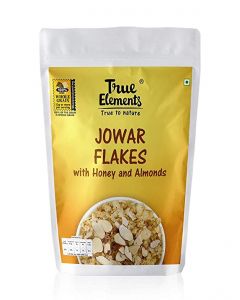 TRUE ELEMENTS JOWAR FLAKES WITH HONEY AND ALMONDS 400GM