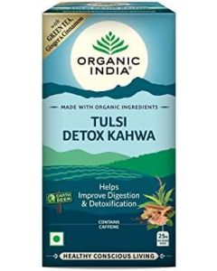 ORGANIC INDIA TULSI DETOX KAHWA TEA 25BAGS