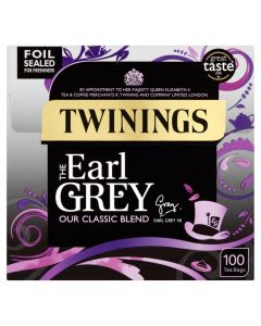 TWINING CLASSIC  EARL GREY TEA 100BAGS