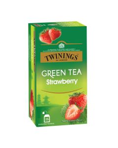 TWINING GREEN TEA STRAWBERRY 25BAGS
