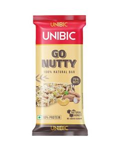 UNIBIC GO NUTTY NATURAL BAR 30GM