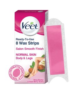 VEET HALF BODY WAXING KIT NORMAL SKIN 8WAX STRIPS