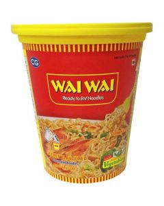 WAI WAI CUP NOODLE CHICKEN FLAVOURED 65GM