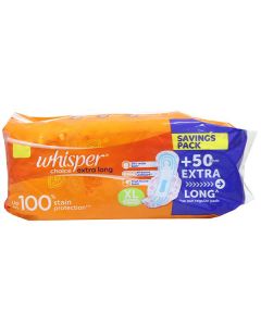 WHISPER CHOICE EXTRA LONG XL 18PADS