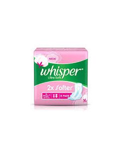 WHISPER ULTRA SOFT 2X SOFTER XL+ 15PADS