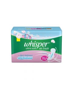 WHISPER ULTRA SOFT AIR FRESH XL+ 6PADS