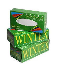 WINTEX FAB FACE TISSUES CAR BOX 3PLY 100PULLS