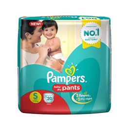 PAMPERS BABY DRY PANTS SMALL 9S
